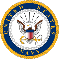 Emblem of the united states navy svg