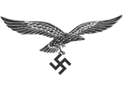 Langfr 250px luftwaffe eagle spaced svg