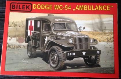 Maquette bilek dodge wc54 ambulance ref 994 ech 135